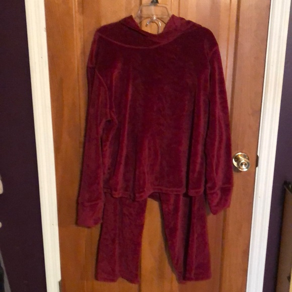 PajamaGram Tempting Touch PJs For Women – Silky Micro-Velvet Pajamas With Hood